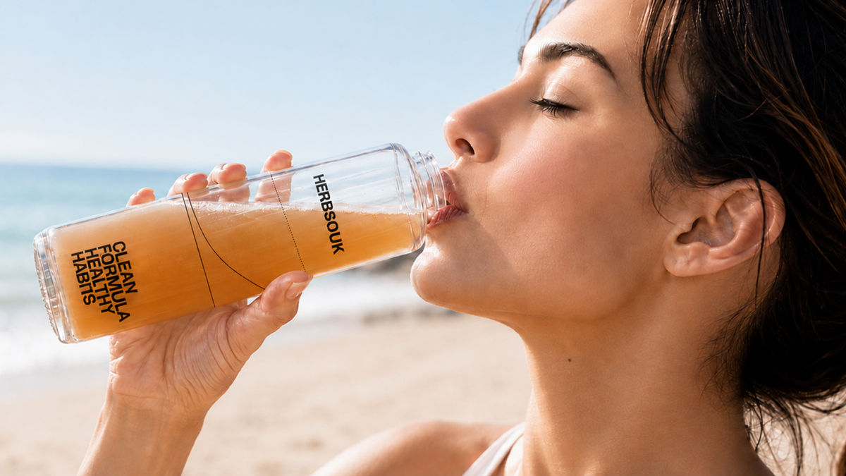 Women drinking fiboblend